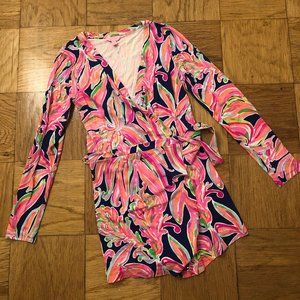 Lilly Pulitzer Tiki Wrap Romper